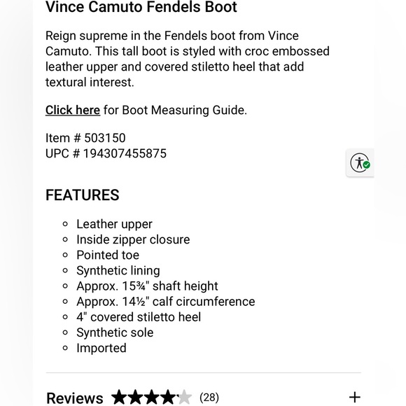 Vince Camuto Fendels Boot - Warm White NWT! - Picture 6 of 13